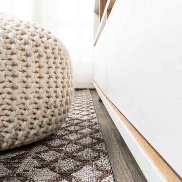 Marokko Diamond Tribal Medallion Indoor/outdoor Area Rug